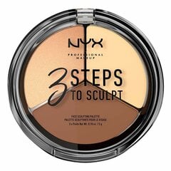 nyx 3 steps to sculpt light mascara, 5 g hinta ja tiedot | Meikkivoiteet ja puuterit | hobbyhall.fi