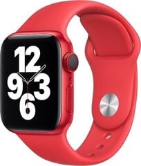 Vaihtohihna Apple Watch (40mm) - (PRODUCT)Red Sport Band, MYAR2 hinta ja tiedot | Älykellojen ja aktiivisuusrannekkeiden lisätarvikkeet | hobbyhall.fi