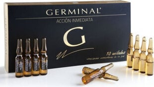 kasvohoitoampullit germinal immediate action, 10 x 1,5 ml. hinta ja tiedot | Kasvoöljyt ja seerumit | hobbyhall.fi