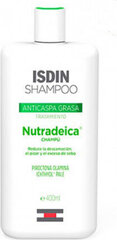 isdin nutradeica rasvainen hilseshampoo, 400ml hinta ja tiedot | Shampoot | hobbyhall.fi