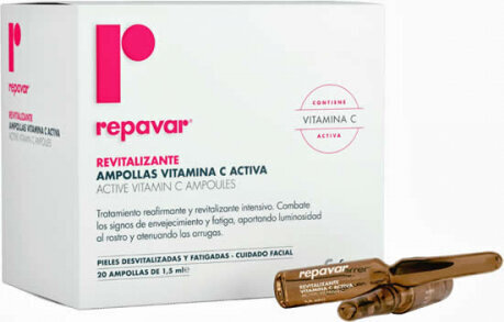 kasvoseerumi repavar revitalizante aktiivinen c-vitamiini 20 x 1.5ml hinta ja tiedot | Kasvoöljyt ja seerumit | hobbyhall.fi