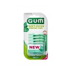 gum softpicks comfort flex minttu 40 kpl hinta ja tiedot | Suuhygienia | hobbyhall.fi