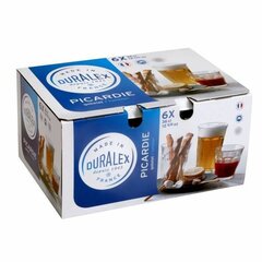 Korkea lasi Duralex Picardie 360 ml, 6 kpl setti hinta ja tiedot | Lasit, mukit ja kannut | hobbyhall.fi