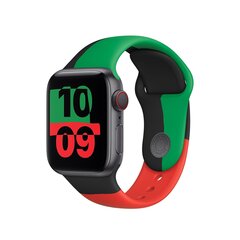Vaihtohihna Apple Watch (44mm) - Black Unity, MJ4W3 hinta ja tiedot | Apple Älykellot ja aktiivisuusrannekkeet | hobbyhall.fi