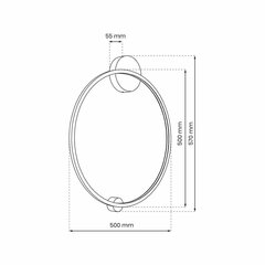 Kattovalaisin Saturno 25W LED, kultainen hinta ja tiedot | Kattovalaisimet | hobbyhall.fi