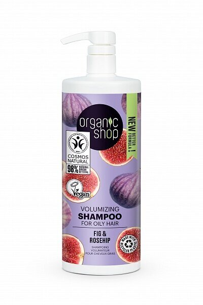 organic shop viikuna & ruusunmarja shampoo rasvoittuville hiuksille, 1000ml hinta ja tiedot | Shampoot | hobbyhall.fi