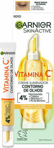 garnier eye contour skinactive vitamina c, 15 ml hinta ja tiedot | Silmänympärysvoiteet ja seerumit | hobbyhall.fi