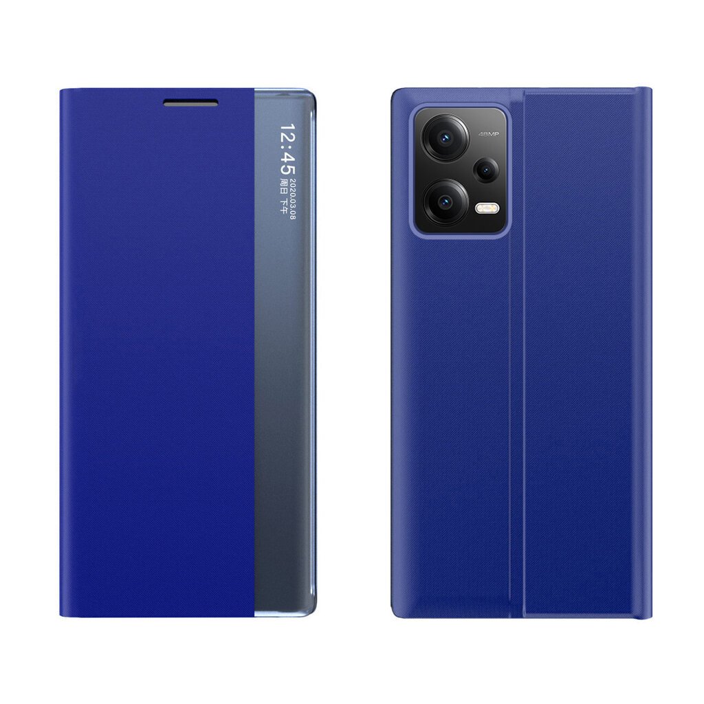 Sininen suojakotelo läpällä ja jalustalla Xiaomi Redmi Note 12 5G / Poco X5 5G hinta ja tiedot | Puhelimen kuoret ja kotelot | hobbyhall.fi