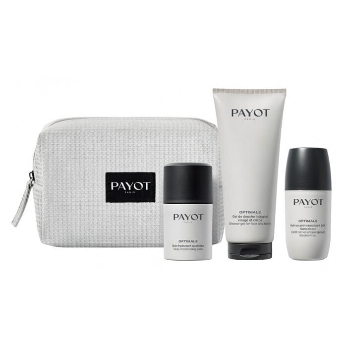 set payot optimale: suihkugeeli, 200 ml + kosteuttava kasvovoide, 50 ml + deodorantti, 75 ml. hinta ja tiedot | Suihkusaippuat ja suihkugeelit | hobbyhall.fi