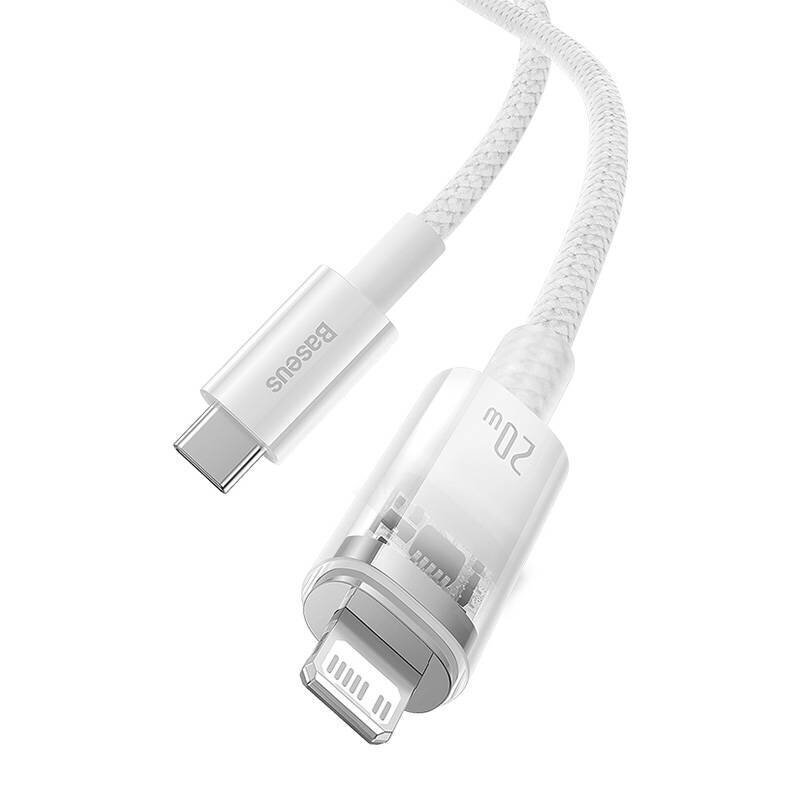 USB-C - Lightning kaapeli iPhone Explorer Series 20W 2m valkoinen hinta ja tiedot | Puhelinkaapelit | hobbyhall.fi