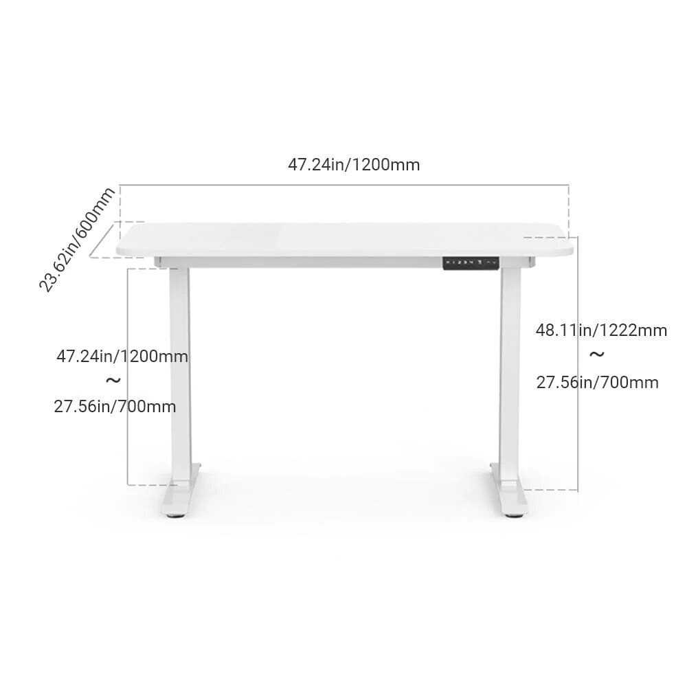 Säädettävä korkeus työpöytä Kingsmith Walkingdesk, valkoinen hinta ja tiedot | Tietokonepöydät ja työpöydät | hobbyhall.fi