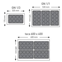 Silikoninen leivontamuotti TORTALETTE 176x300mm GN1/3 hinta ja tiedot | Uunivuoat ja leivontavälineet | hobbyhall.fi