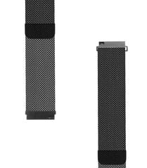 Tactical 364 Loop Magnetic Steel Band Ranneke magneettikiinnityksellä, 22 mm, musta hinta ja tiedot | Älykellojen ja aktiivisuusrannekkeiden lisätarvikkeet | hobbyhall.fi