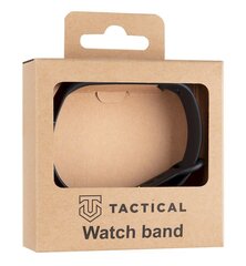 Tactical 513 Silicone Band, Xiaomi Mi Band 3/4, musta hinta ja tiedot | Älykellojen ja aktiivisuusrannekkeiden lisätarvikkeet | hobbyhall.fi