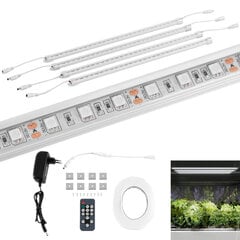 LED-kasvivalaisin 120 diodia 50 cm 20 W 4 kpl hopea hinta ja tiedot | Sisäpuutarhat ja kasvilamput | hobbyhall.fi