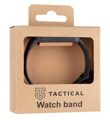 Tactical 661 Silicone Band, Xiaomi Mi Band 5/6, musta hinta ja tiedot | Älykellojen ja aktiivisuusrannekkeiden lisätarvikkeet | hobbyhall.fi