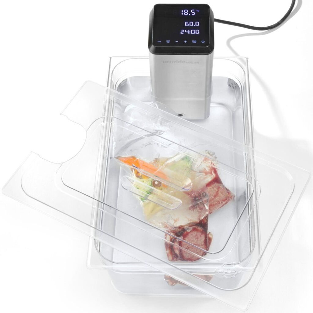 Polykarbonaattikansi Sous-Vide GN 1/1 astioille hinta ja tiedot | Keittiövälineet | hobbyhall.fi