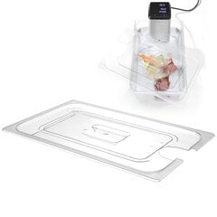 Polykarbonaattikansi Sous-Vide GN 1/1 astioille hinta ja tiedot | Keittiövälineet | hobbyhall.fi