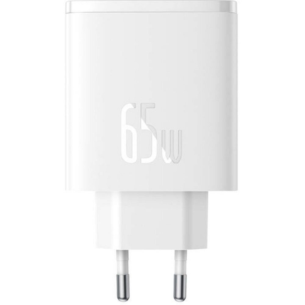 Nopea latausadapteri GaN Cube Pro 65W 2x USB-C USB-A, valkoinen hinta ja tiedot | Puhelimen laturit | hobbyhall.fi