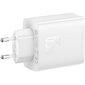 Nopea latausadapteri GaN Cube Pro 65W 2x USB-C USB-A, valkoinen hinta ja tiedot | Puhelimen laturit | hobbyhall.fi