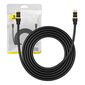 Nopea Ethernet-kaapeli RJ45 Cat.8 40Gbps 3m, musta hinta ja tiedot | Kaapelit ja adapterit | hobbyhall.fi