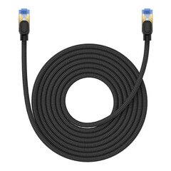 Nopea LAN-verkkokaapeli RJ45 Cat.7 10Gbps punottu 8m, musta hinta ja tiedot | Kaapelit ja adapterit | hobbyhall.fi