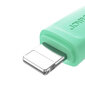 Vihreä iPhone USB-kaapeli, 1m hinta ja tiedot | Puhelinkaapelit | hobbyhall.fi