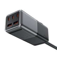 Pöytälaturi Z2 GaN 75W 3x USB-C 2x USB-A musta/harmaa hinta ja tiedot | Puhelimen laturit | hobbyhall.fi