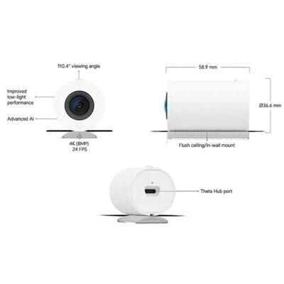 IP-kamera Ubiquiti 8MP 110° laajakulma hinta ja tiedot | Web-kamerat | hobbyhall.fi