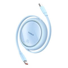 Vedettävä USB-C-kaapeli Baseus Free2Draw Mini 100W, 1m, sininen hinta ja tiedot | Puhelinkaapelit | hobbyhall.fi