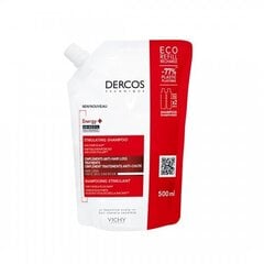 vahvistava shampoo vichy dercos eco refill energy+, 500 ml hinta ja tiedot | Shampoot | hobbyhall.fi