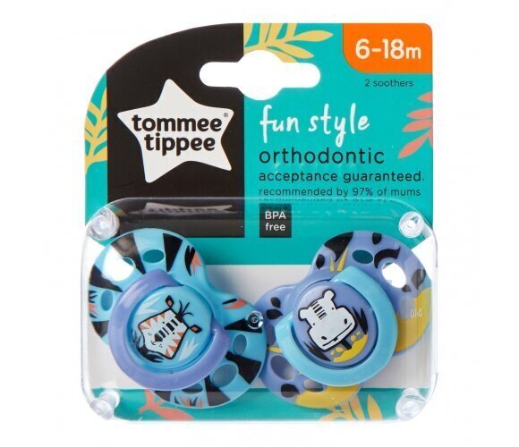 Lutt Tommee Tippee Fun 6-18 kk, 2 kpl, 433471 hinta ja tiedot | Tutit | hobbyhall.fi