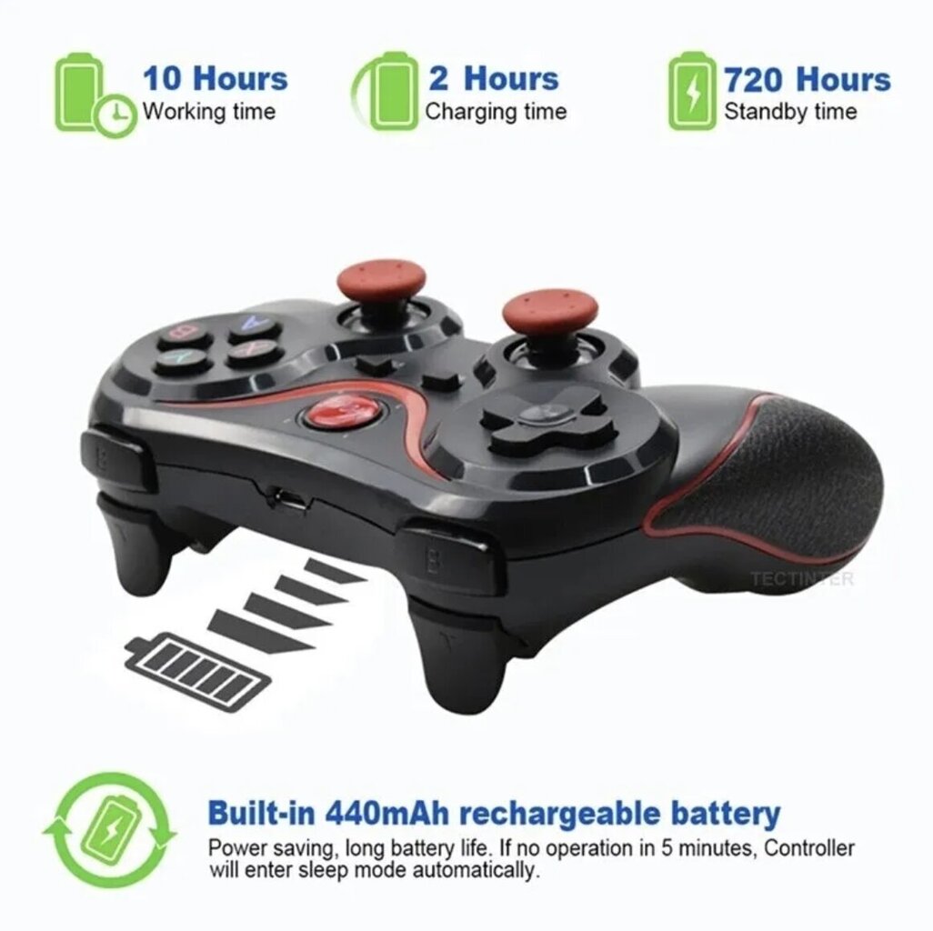 X3 Wireless Joystick Bluetooth-peliohjain hinta ja tiedot | Pelikonsolitarvikkeet | hobbyhall.fi