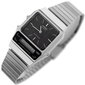 Unisex-kello Casio Vintage Dual Time, hopea hinta ja tiedot | Naisten kellot | hobbyhall.fi