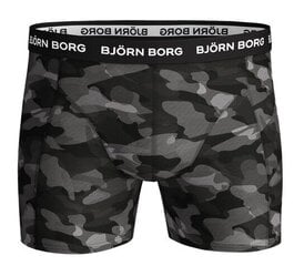 Björn Borg bokserit 3-pakkaus, musta-harmaa-kirjava 907173325 hinta ja tiedot | Miesten alushousut | hobbyhall.fi