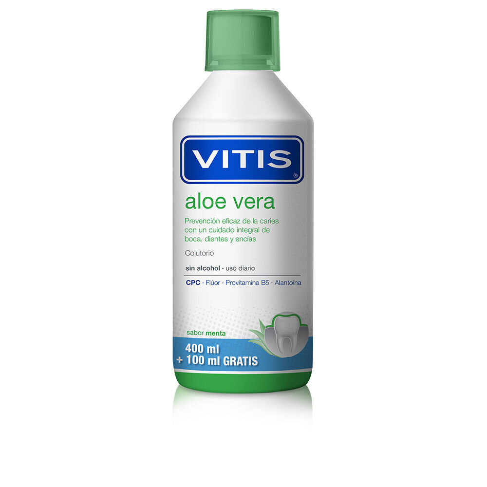 Suuvesi Vitis aloe veralla ja mintulla, 500 ml hinta ja tiedot | Vauvojen hygieniatuotteet | hobbyhall.fi