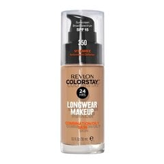 Revlon Colorstay meikkivoide sekaiholle ja rasvaiselle iholle, sävy 350 Rich Tan, 30 ml hinta ja tiedot | Meikkivoiteet ja puuterit | hobbyhall.fi