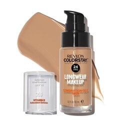 Revlon Colorstay meikkivoide sekaiholle ja rasvaiselle iholle, sävy 350 Rich Tan, 30 ml hinta ja tiedot | Meikkivoiteet ja puuterit | hobbyhall.fi