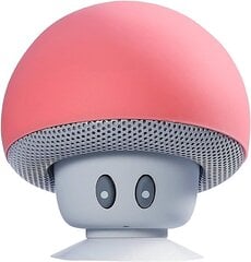 Langaton Sudroid Mushroom Mini Bluetooth -kaiutin mikrofonilla, punainen hinta ja tiedot | Kaiuttimet | hobbyhall.fi