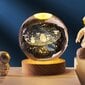 Deviss Solar System Crystal Ball LED -yövalo hinta ja tiedot | Pöytävalaisimet | hobbyhall.fi