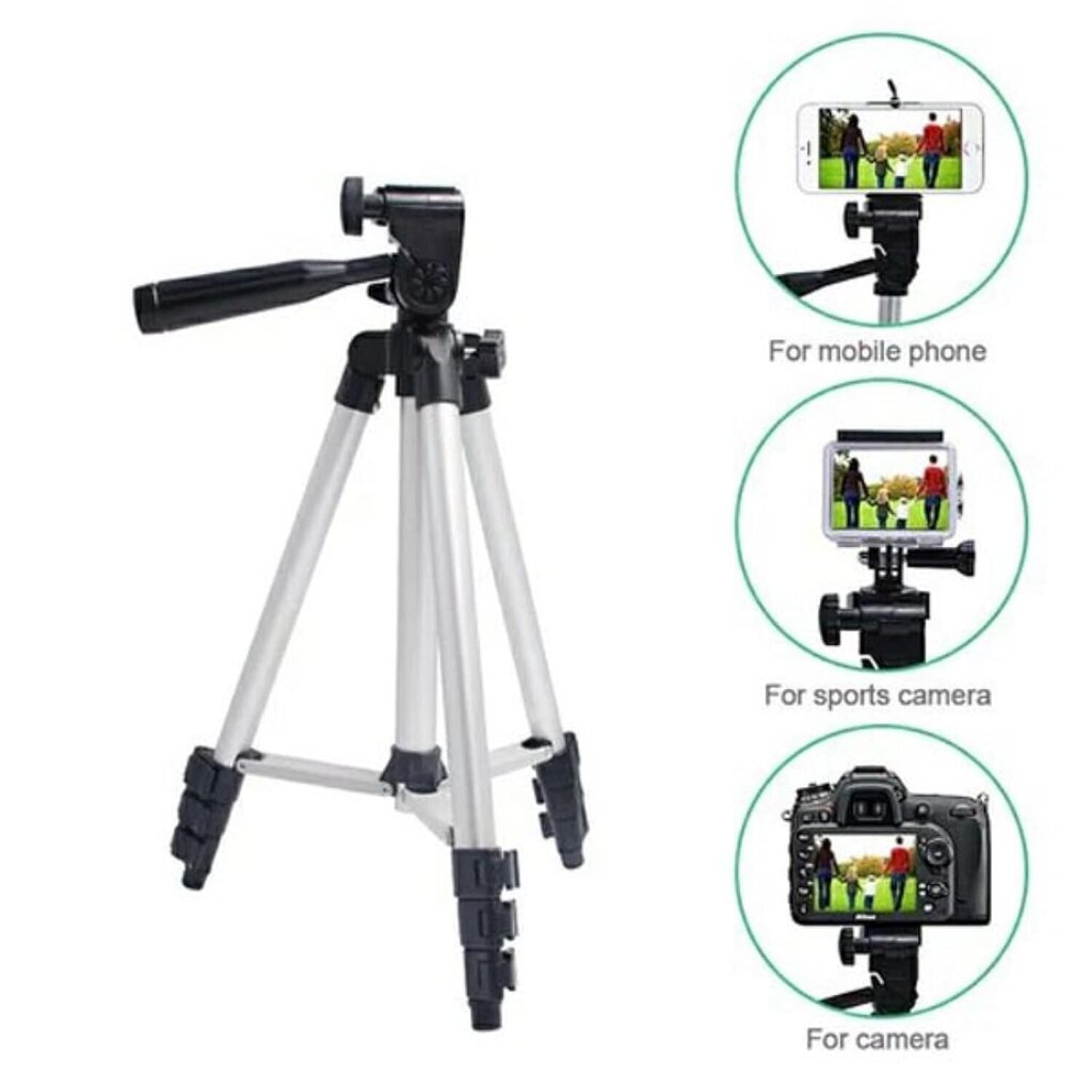 Kannettava kolmijalka kameroille ja mobiililaitteille Careflection TRIPOD-3110 hinta ja tiedot | Kamerajalustat | hobbyhall.fi