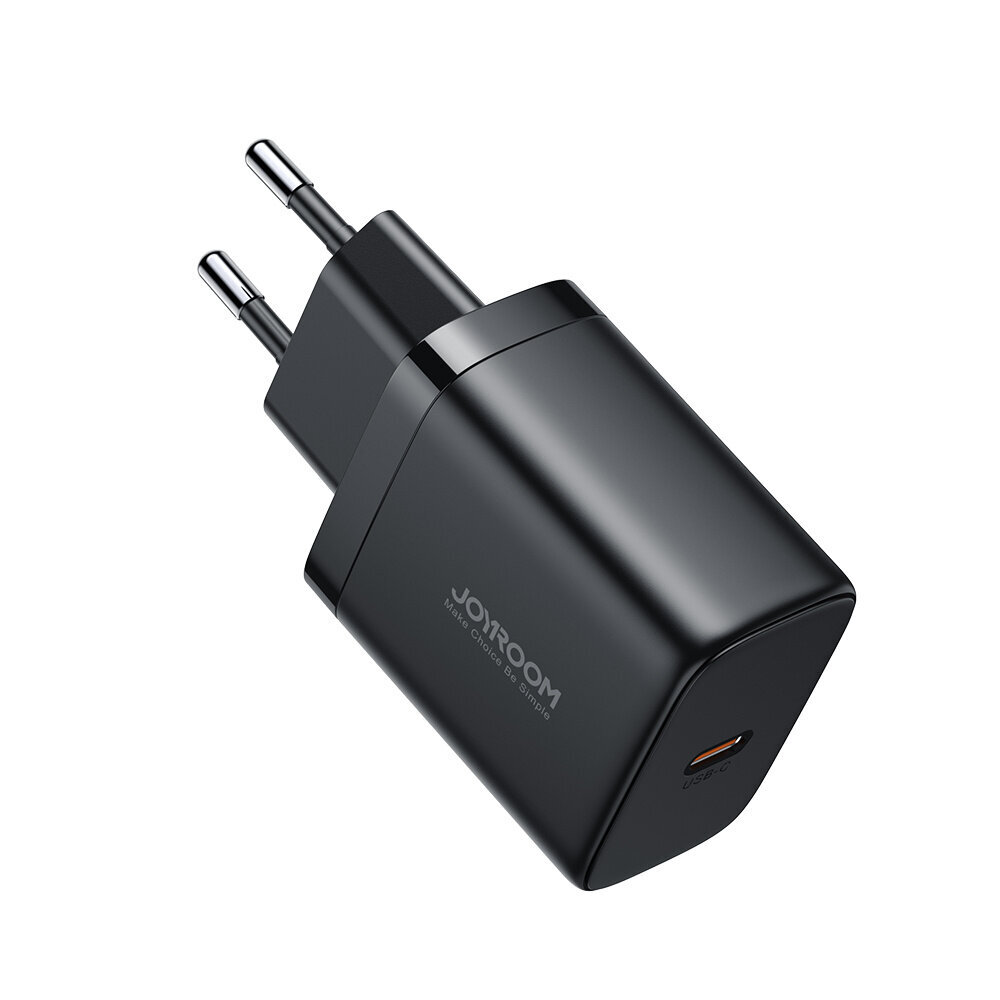 Nopea pieni USB-C 25W laturi 1m USB-C kaapelilla, musta hinta ja tiedot | Puhelimen laturit | hobbyhall.fi