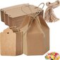 Pakkauksessa 50 VINPHISH Kraft Paper -lahjarasiaa hinta ja tiedot | Lahjapaketointi | hobbyhall.fi