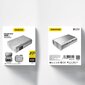 Tyylikäs powerbank 10000mAh USB-A / USB-C 22.5W, hopea hinta ja tiedot | Varavirtalähteet | hobbyhall.fi