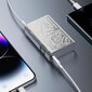 Tyylikäs powerbank 10000mAh USB-A / USB-C 22.5W, hopea hinta ja tiedot | Varavirtalähteet | hobbyhall.fi