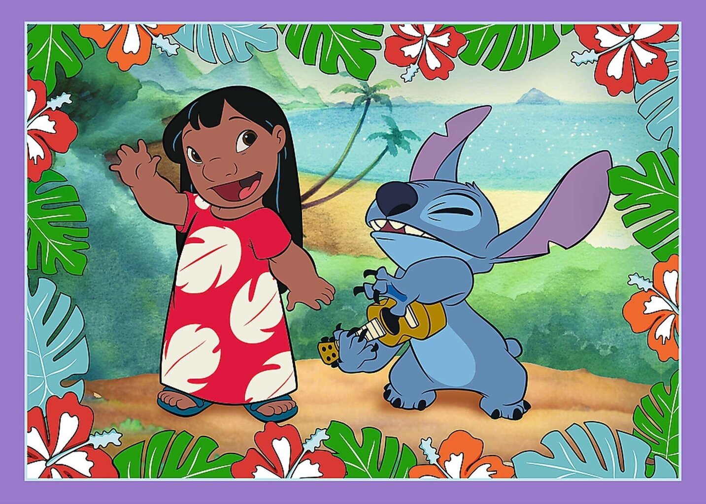 4-in-1 palapeli Lilo ja Stitch hinta ja tiedot | Palapelit | hobbyhall.fi