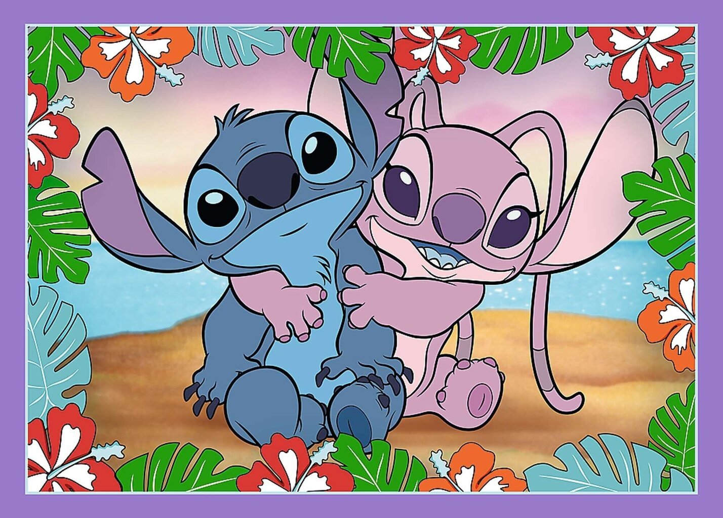 4-in-1 palapeli Lilo ja Stitch hinta ja tiedot | Palapelit | hobbyhall.fi