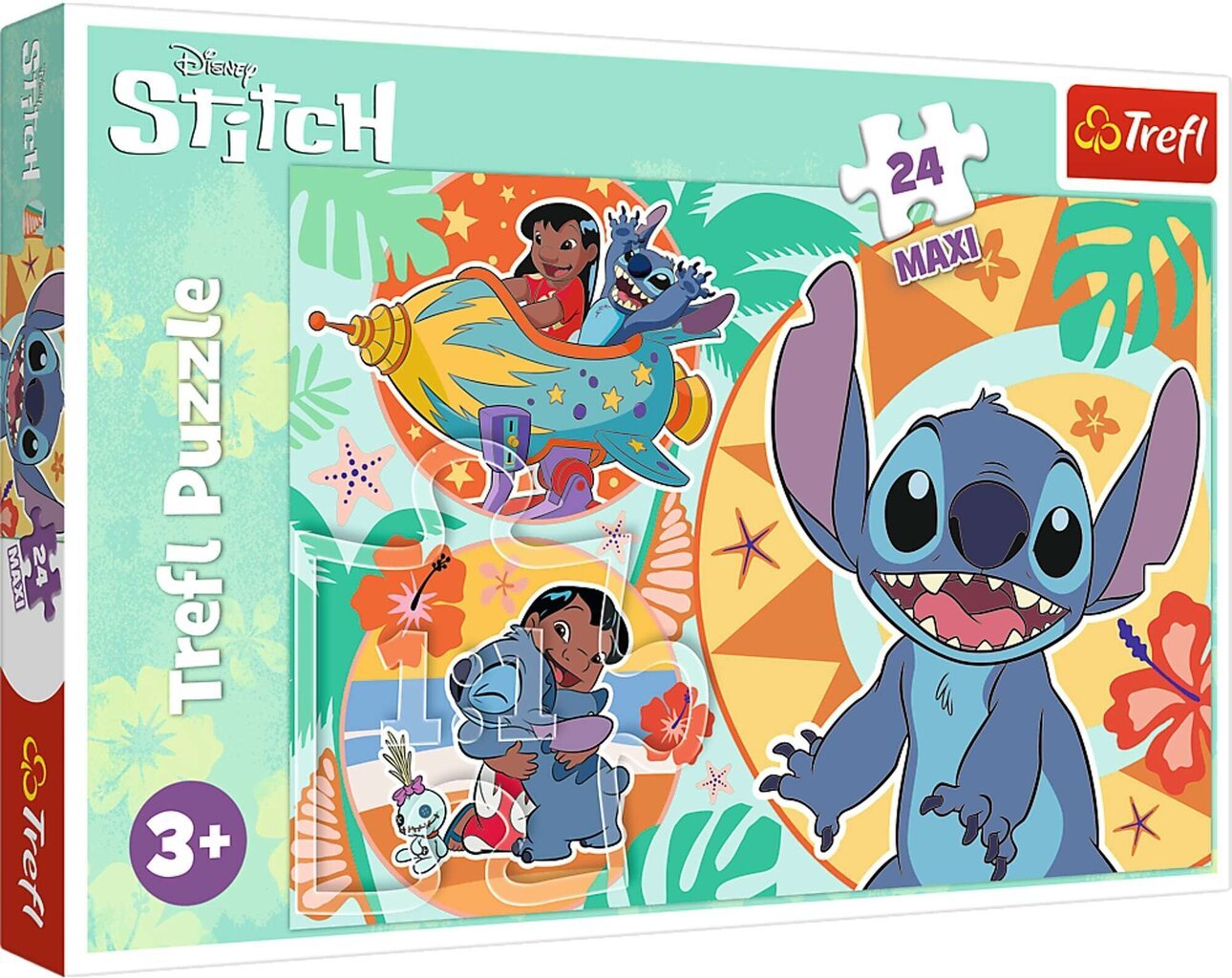 Maxi-palapeli Lilo ja Stitch Disney, 24 osaa hinta ja tiedot | Hiekkalaatikot | hobbyhall.fi