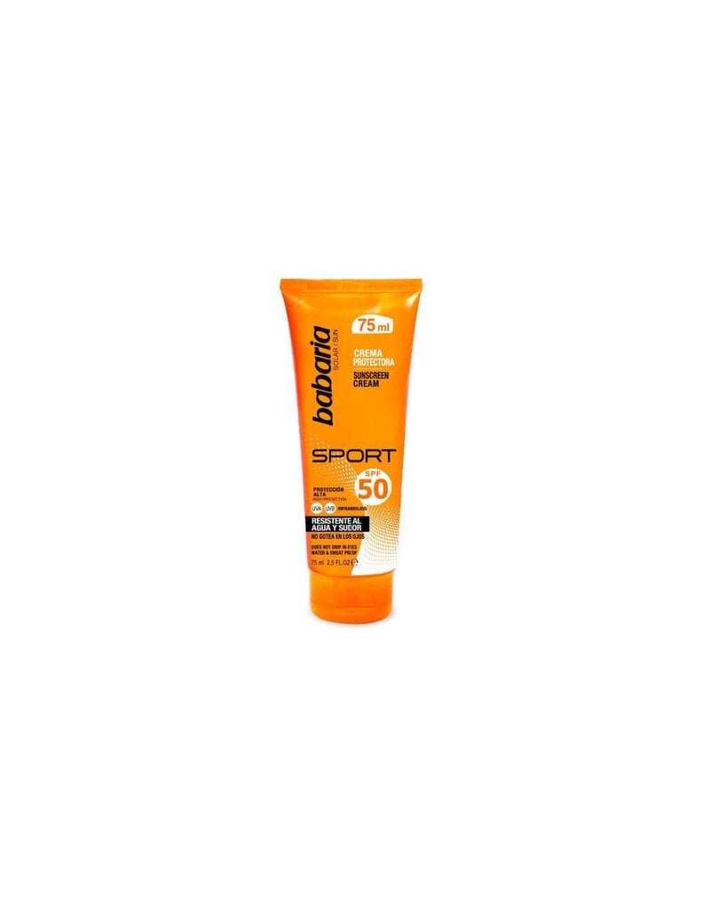 Kasvovoide hyaluronilla Babaria Sol SPF 50, 75 ml hinta ja tiedot | Itseruskettavat voiteet | hobbyhall.fi