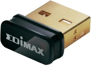 Edimax EW-7811Un N150 WI-FI Nano USB ada hinta ja tiedot | Reitittimet ja modeemit | hobbyhall.fi